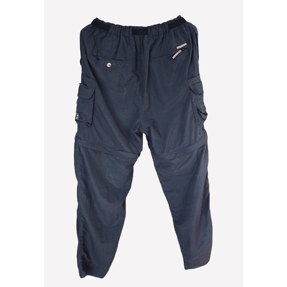 MISTY MOUNTAIN Men Medium Logo Nylon Zip Leg Pockets Out Door Light Weight Pants - Picture 9 of 9